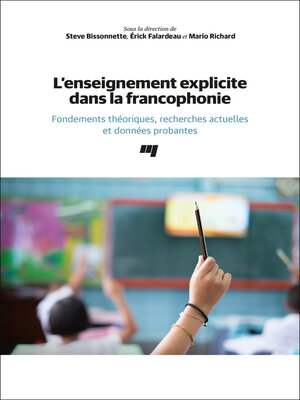 cover image of L' enseignement explicite dans la francophonie